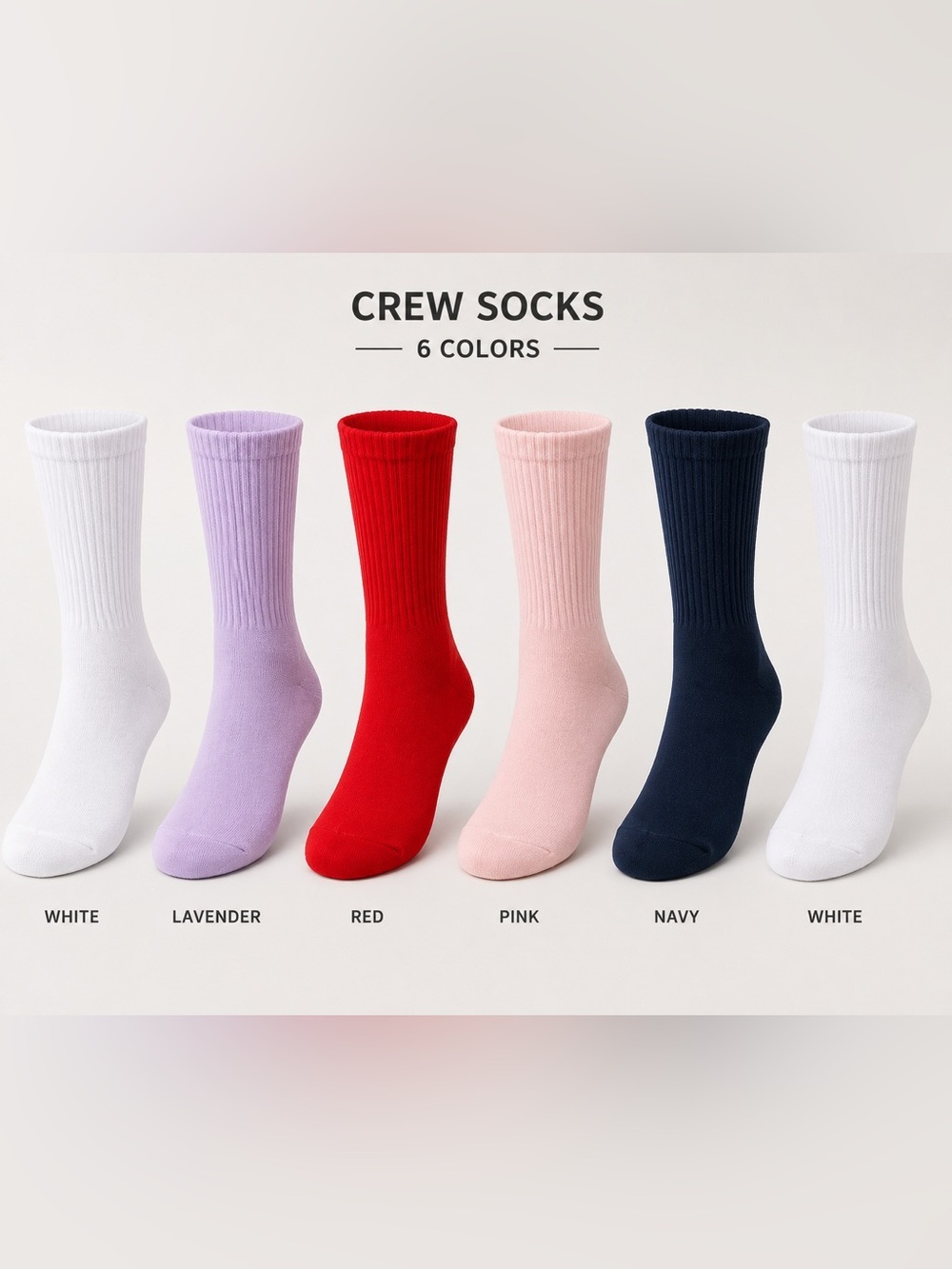 Lululemon Daily Essential Socks 6 Pair Bundle Unisex XL NWT